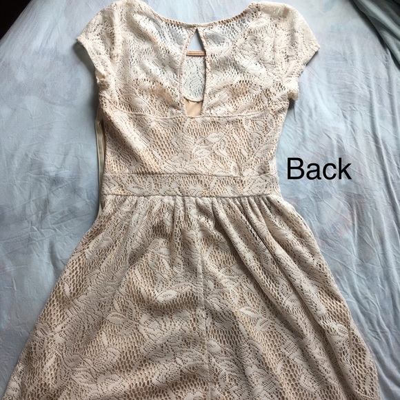 DONATED Speechless Small Ivory Lace Dress bridal shower - Picture 4 of 10